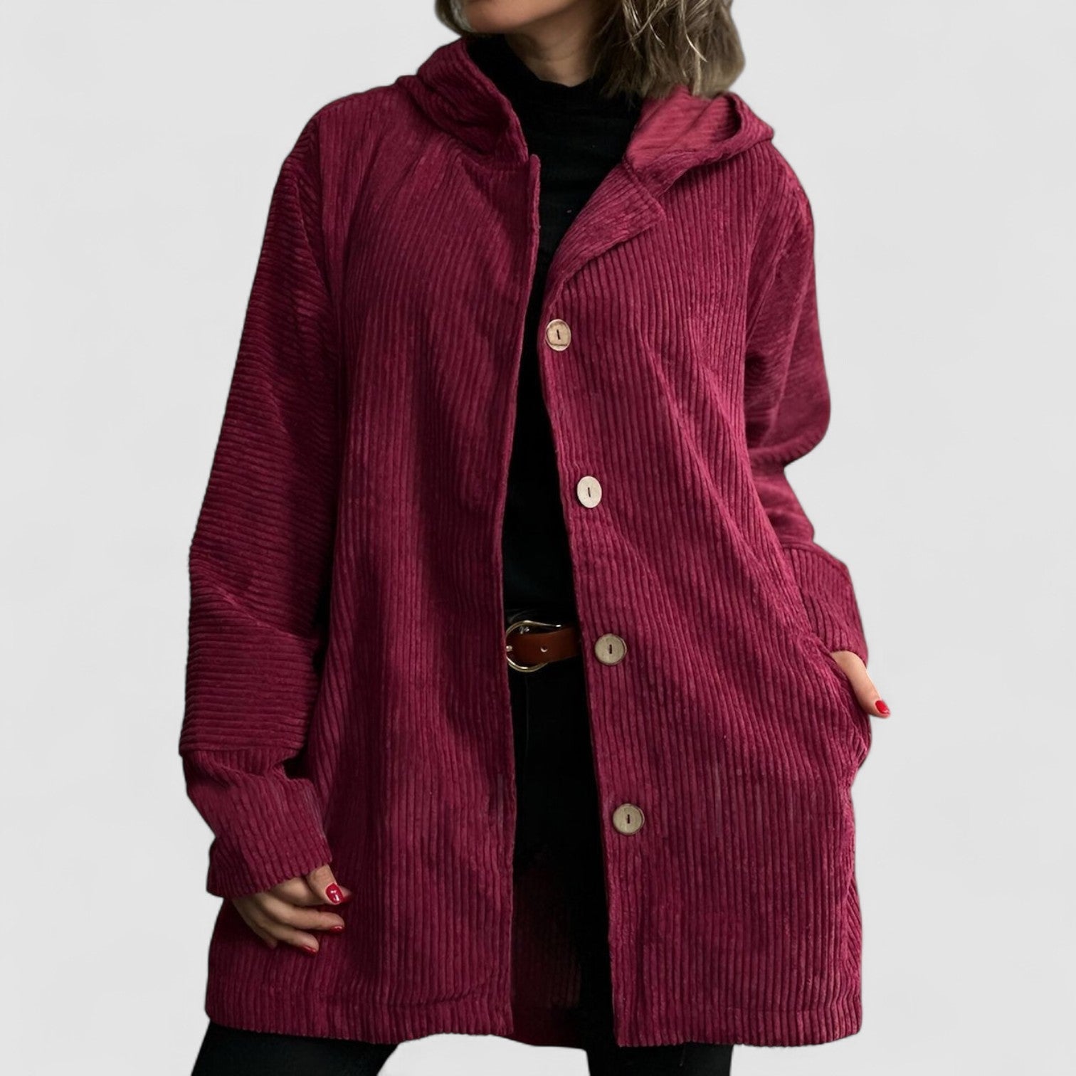 Cordia - Veste élégante en velours côtelé