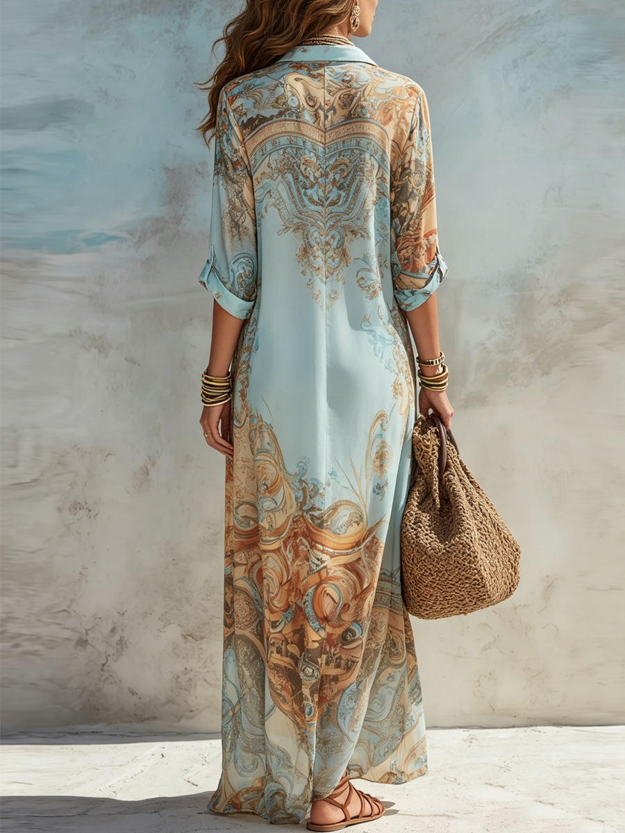 Robe d'été fluide et élégante Baroque™