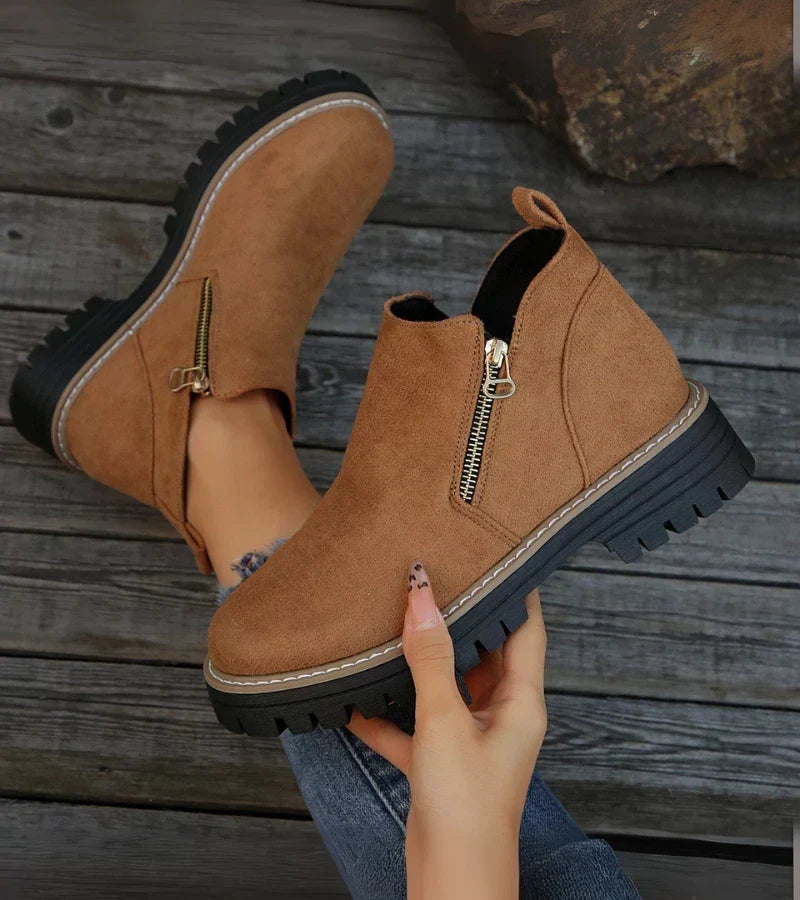 Bottines Danoir Paris Alessia confort en cuir avec semelle antidérapante, style élégant et moderne pour femme