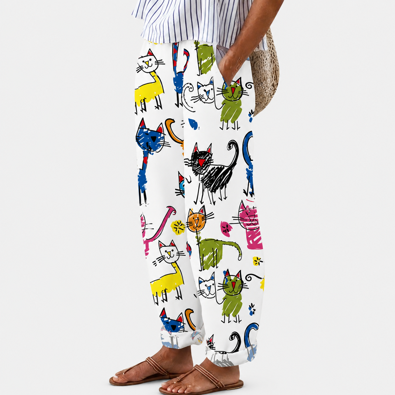 Pantalons Comfort Happy Cats