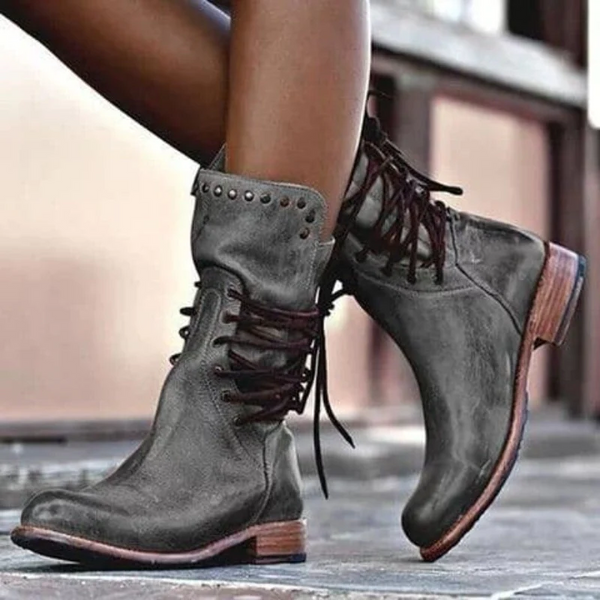 Ciss | Bottes Vintage à Lacets