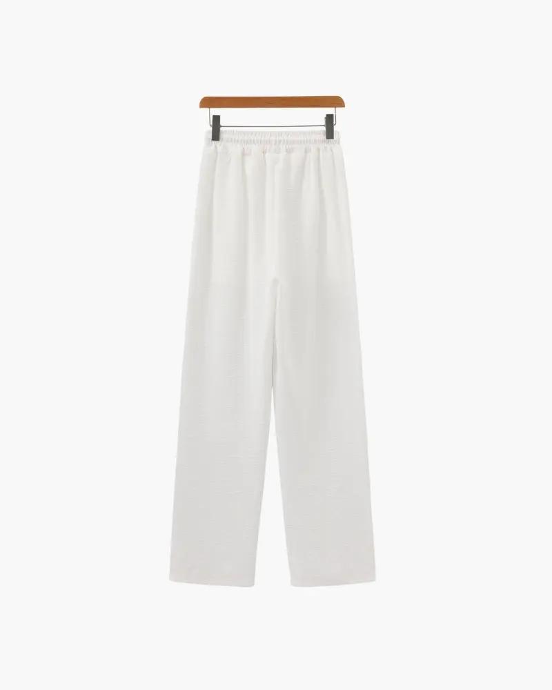 Cotton Polo & Pantalon Set Old Money