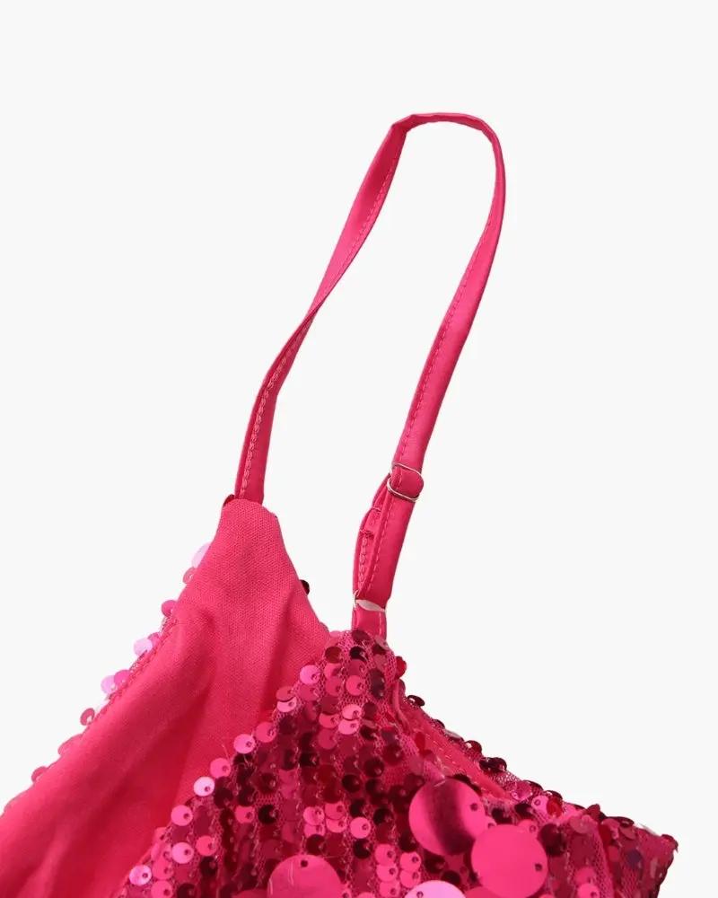 Sequin Party Mini Dress Old Money Women