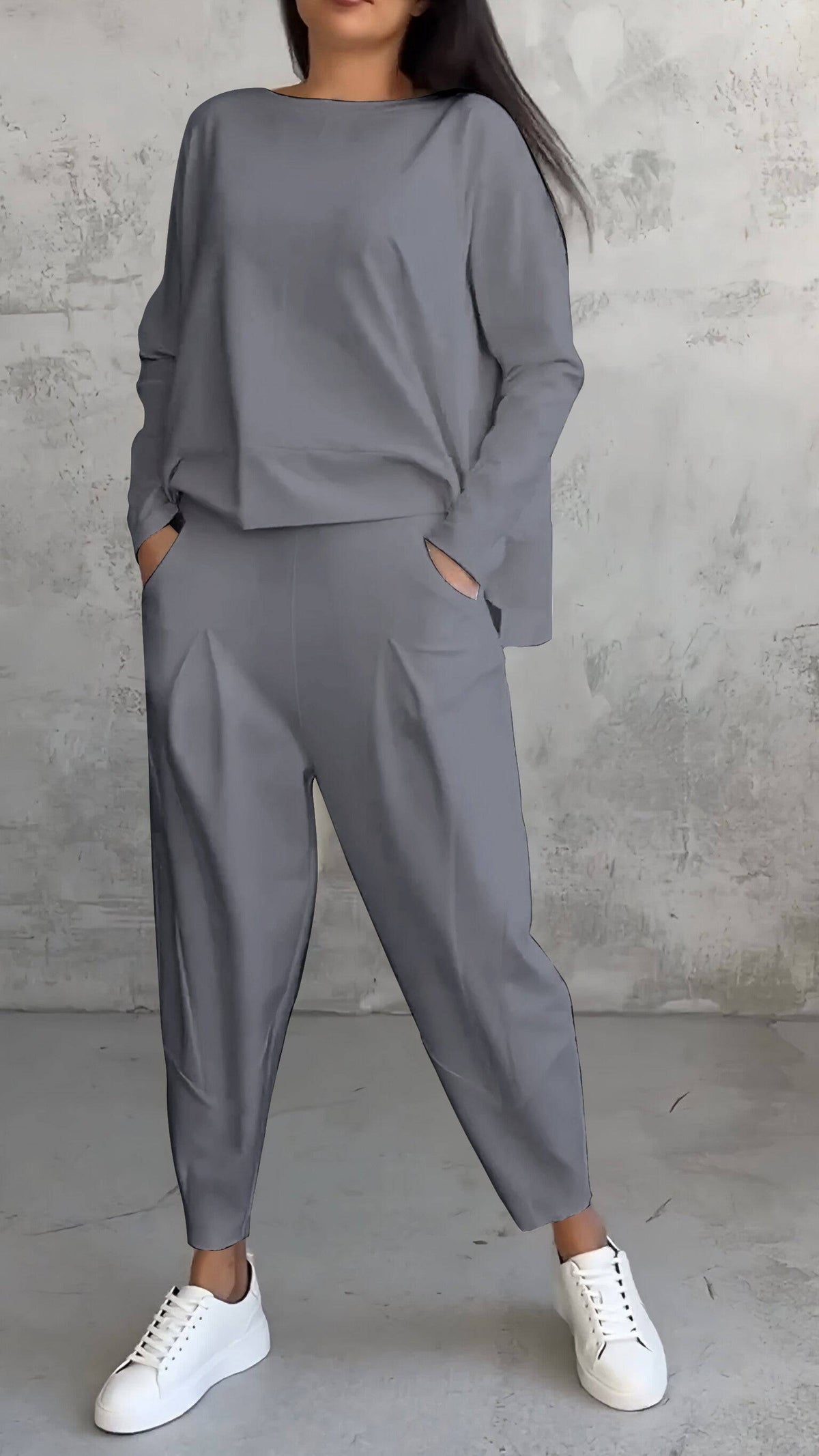 Veste décontractée Madison de Danoir Paris, look chic et confortable, portée avec des vêtements tendance.
