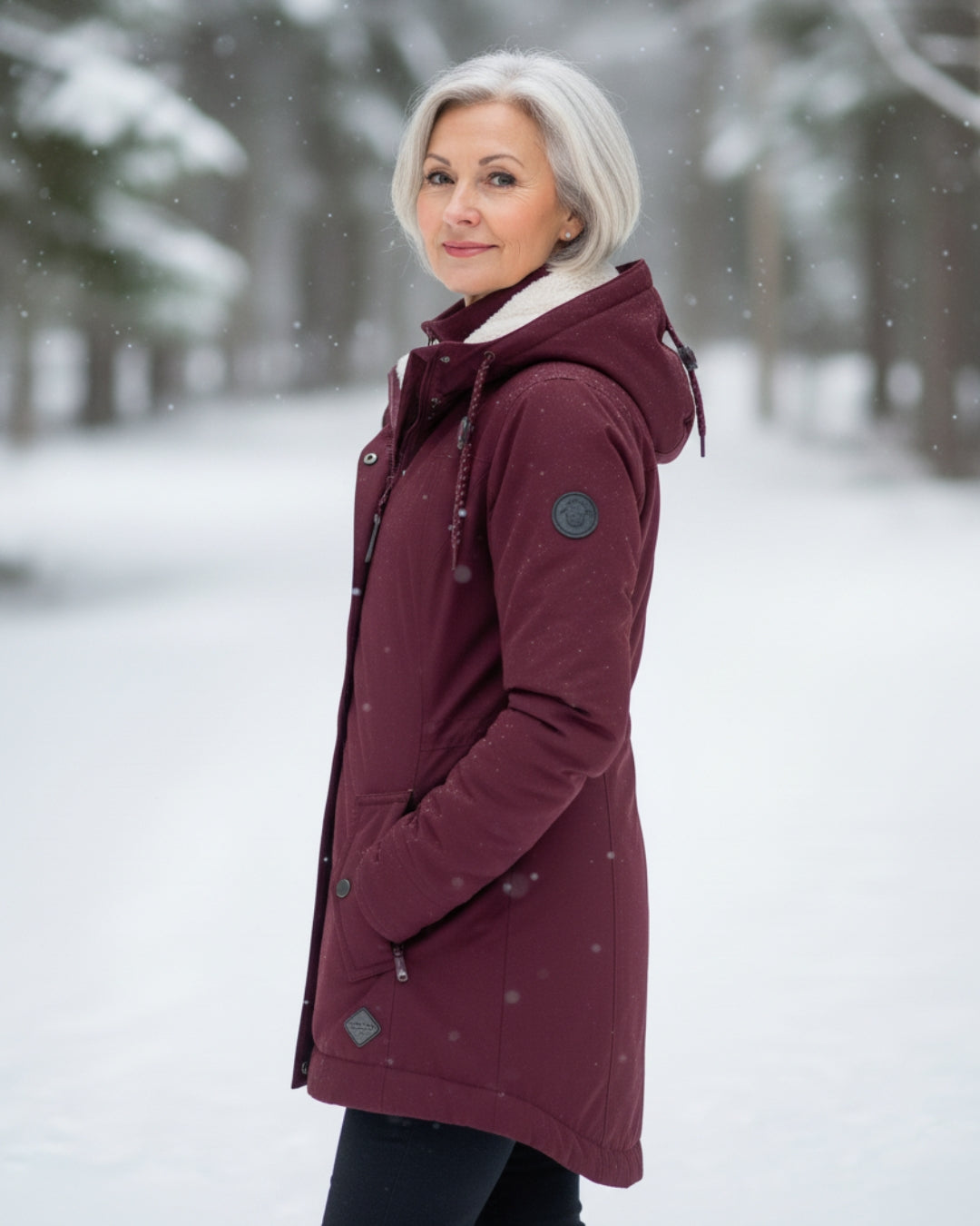 Amelia - Parka réversible élégante