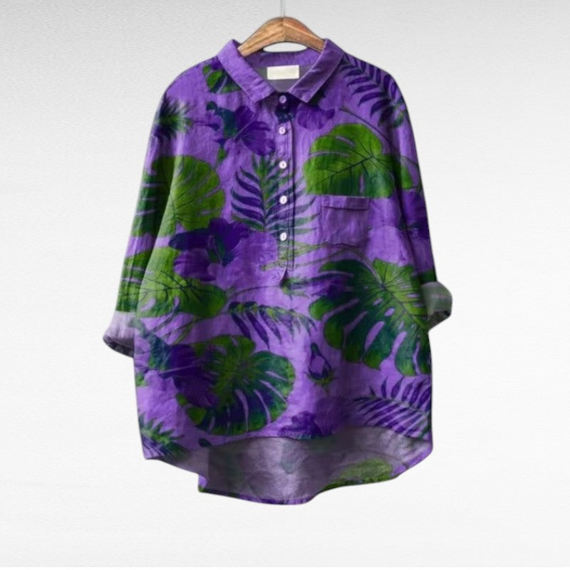 Anaïs | Blouse d'été élégante en lin