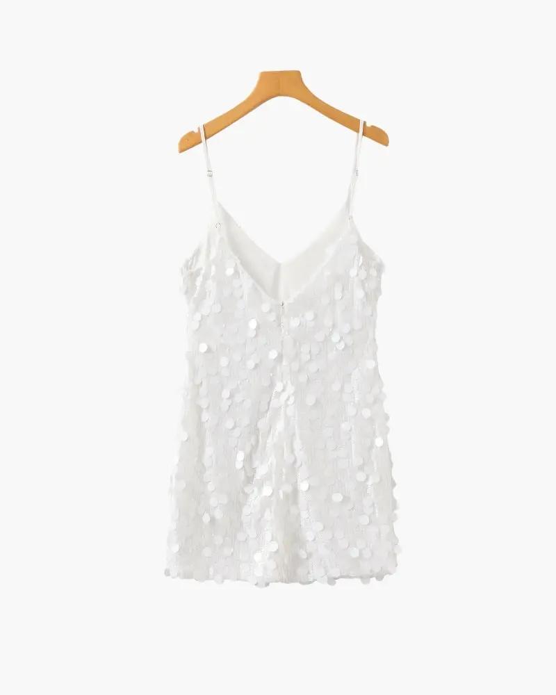 Sequin Party Mini Dress Old Money Women