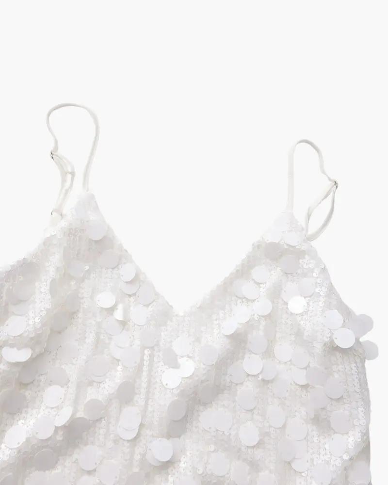 Sequin Party Mini Dress Old Money Women