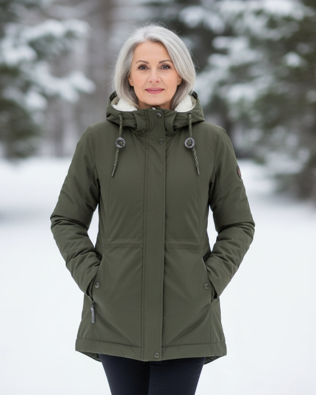 Amelia - Parka réversible élégante