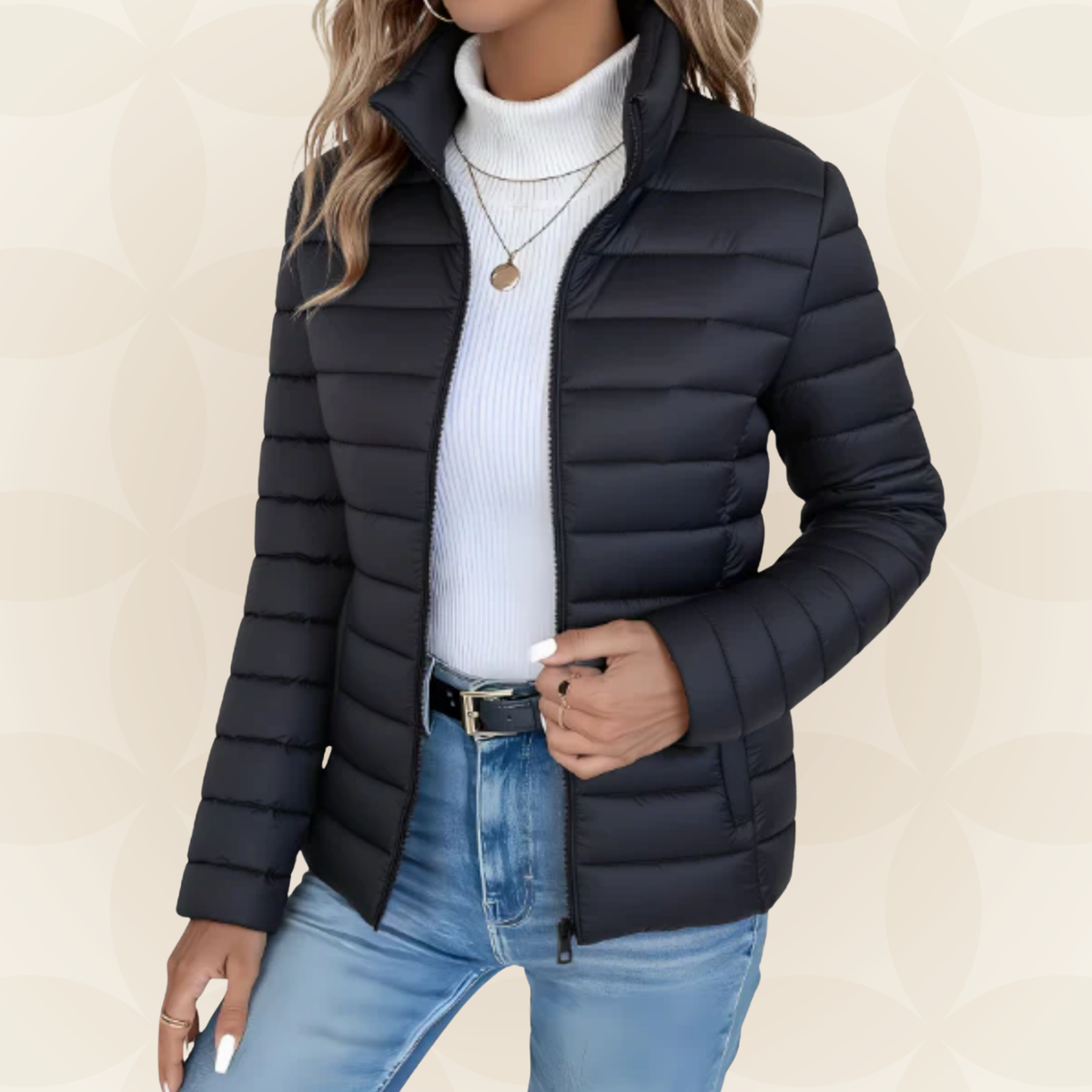 Veste intermédiaire rembourrée Solis de Danoir Paris, veste légère avec isolation pour un look tendance et chaud.