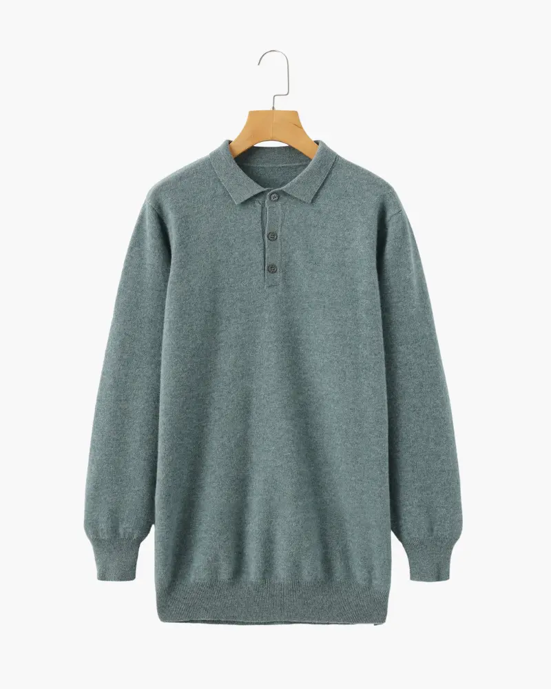 100% Cashmere Polo Old Money