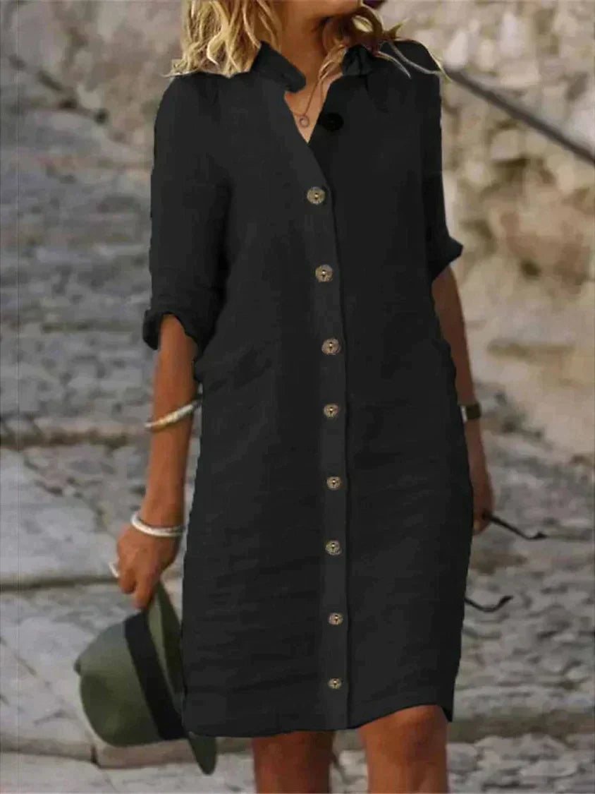 Gabrielle - Robe mi-longue élégante