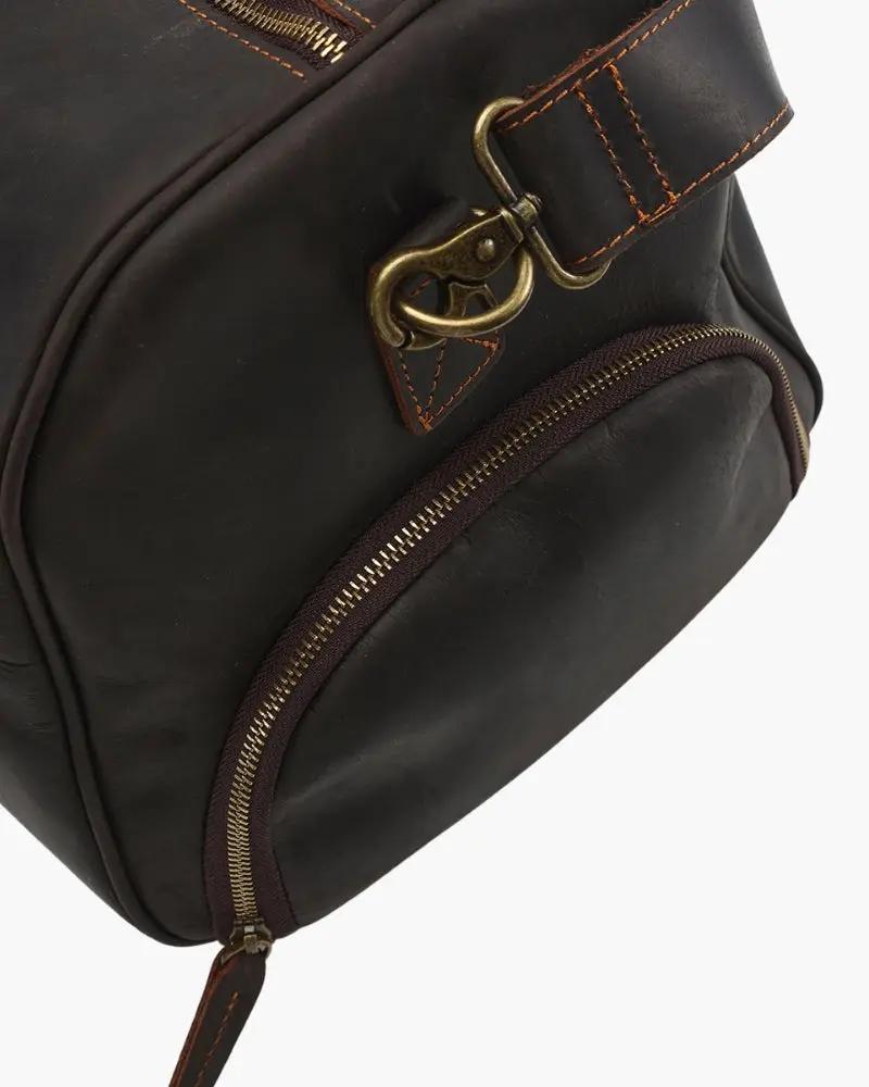 Montague Leather Duffle Old Money
