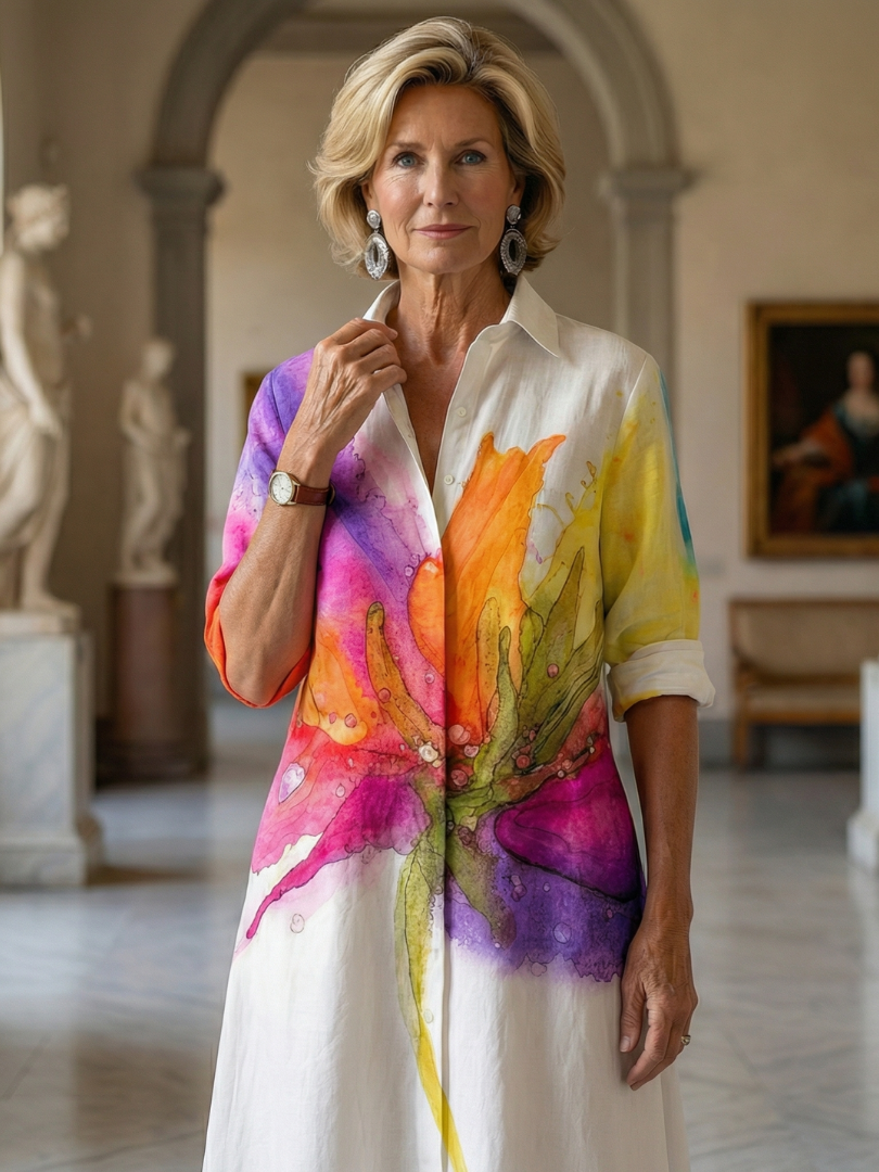 Ulyssa | Robe Jardin Peint