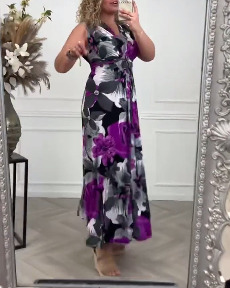 Sacha - Élégante Robe Longue d'Été