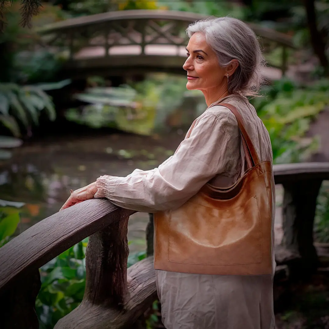 Ringelblume | Squisita Sac à Bandoulière de Luxe en Matériau Doux Danoir Paris