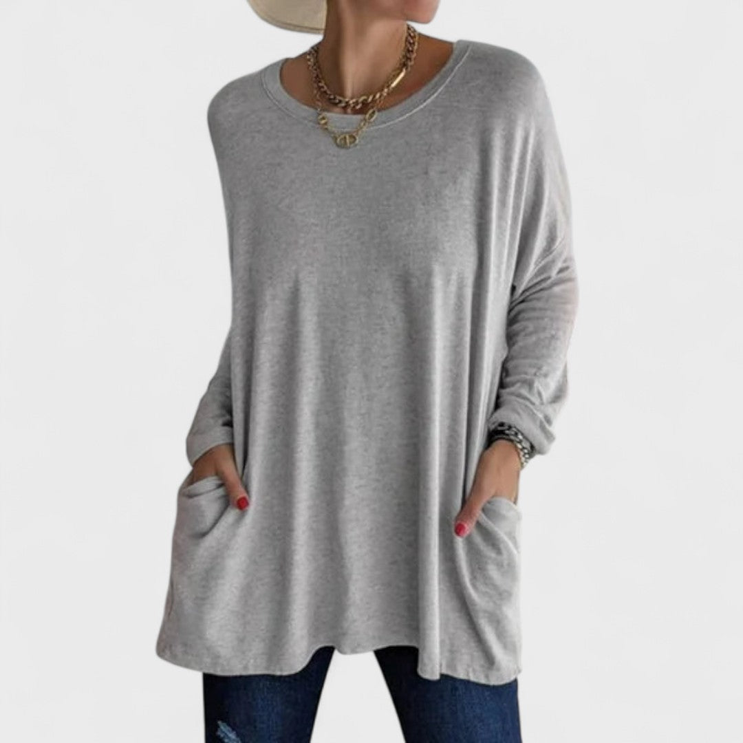 Rebecca - Blouse Noire Chic