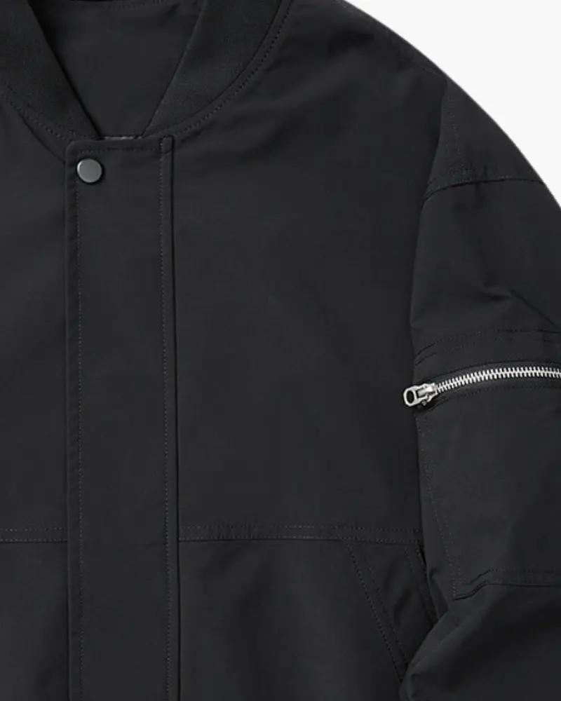 Minimalist Bomber Jacket Old Money