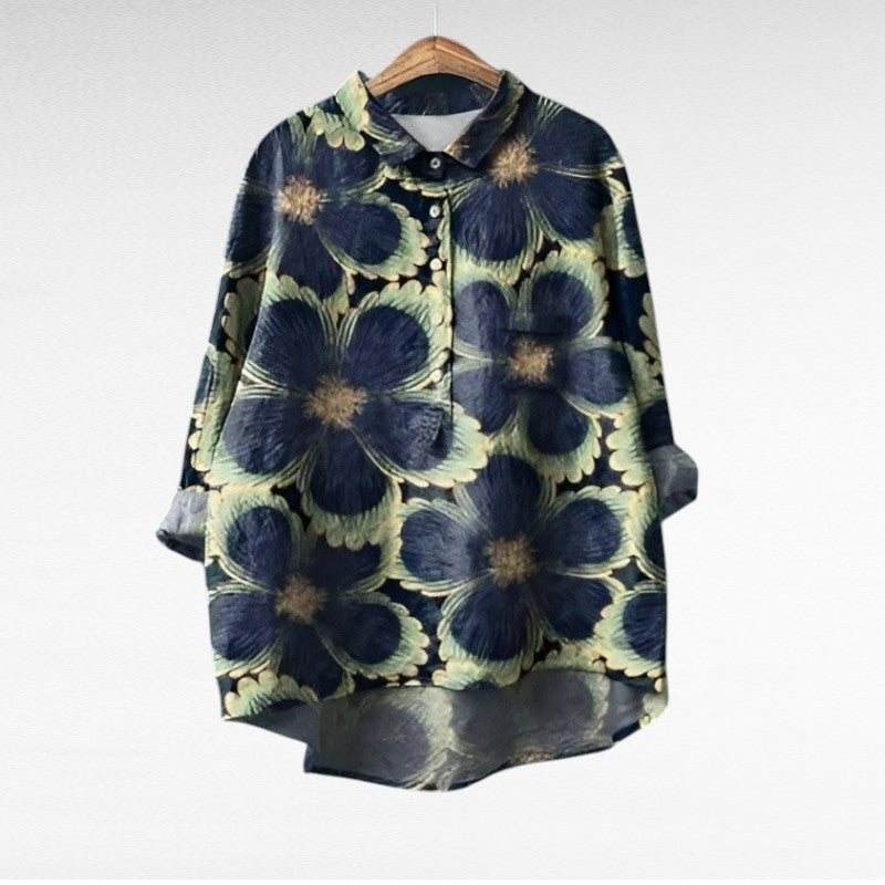 Camille | Blouse d'Été Élégante en Lin