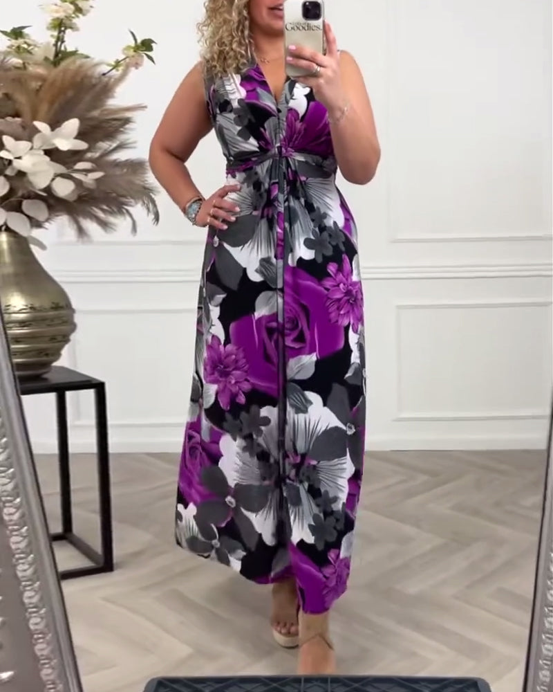 Sacha - Élégante Robe Longue d'Été