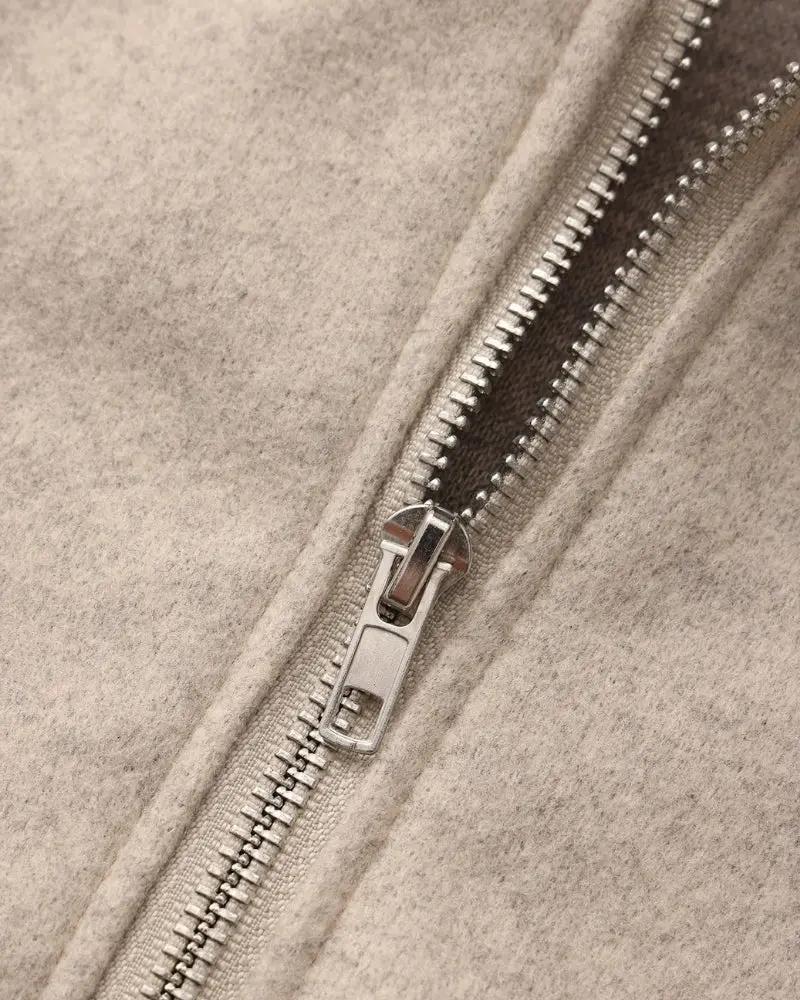 Marlow Wool Zip Coat Old Money Women