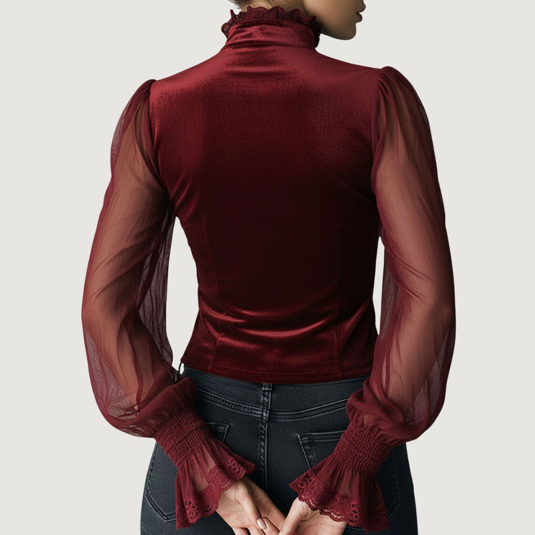 Elvira - Blouse élégante en Dentelle