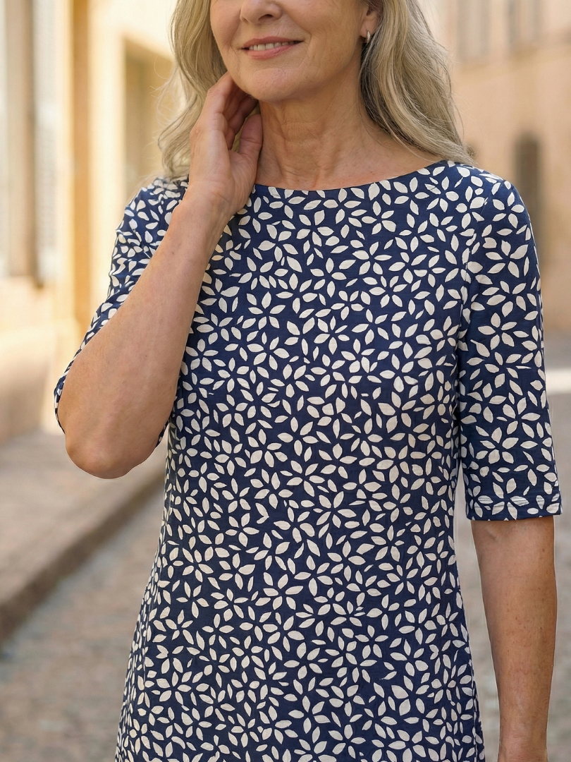 Uriah | Robe à motif côtier