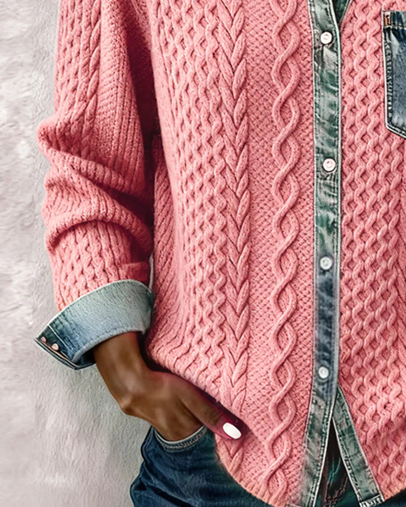 Simone - Chemise en jean audacieuse