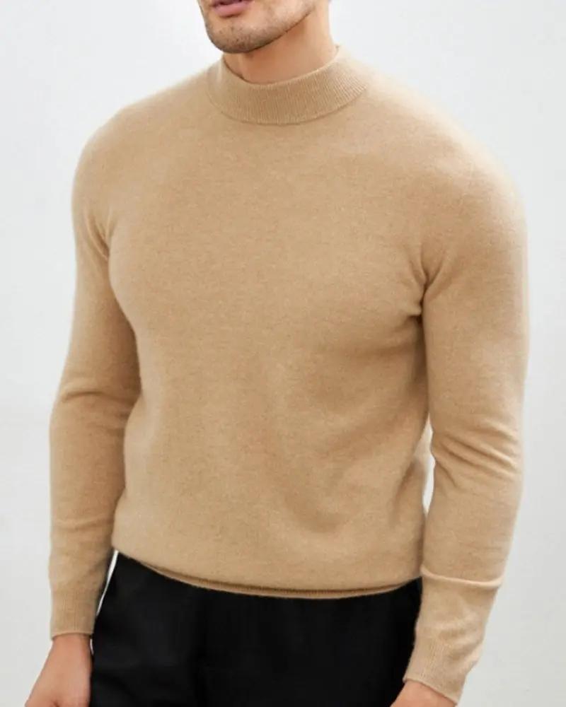 Cashmere Wool Turtleneck Old Money