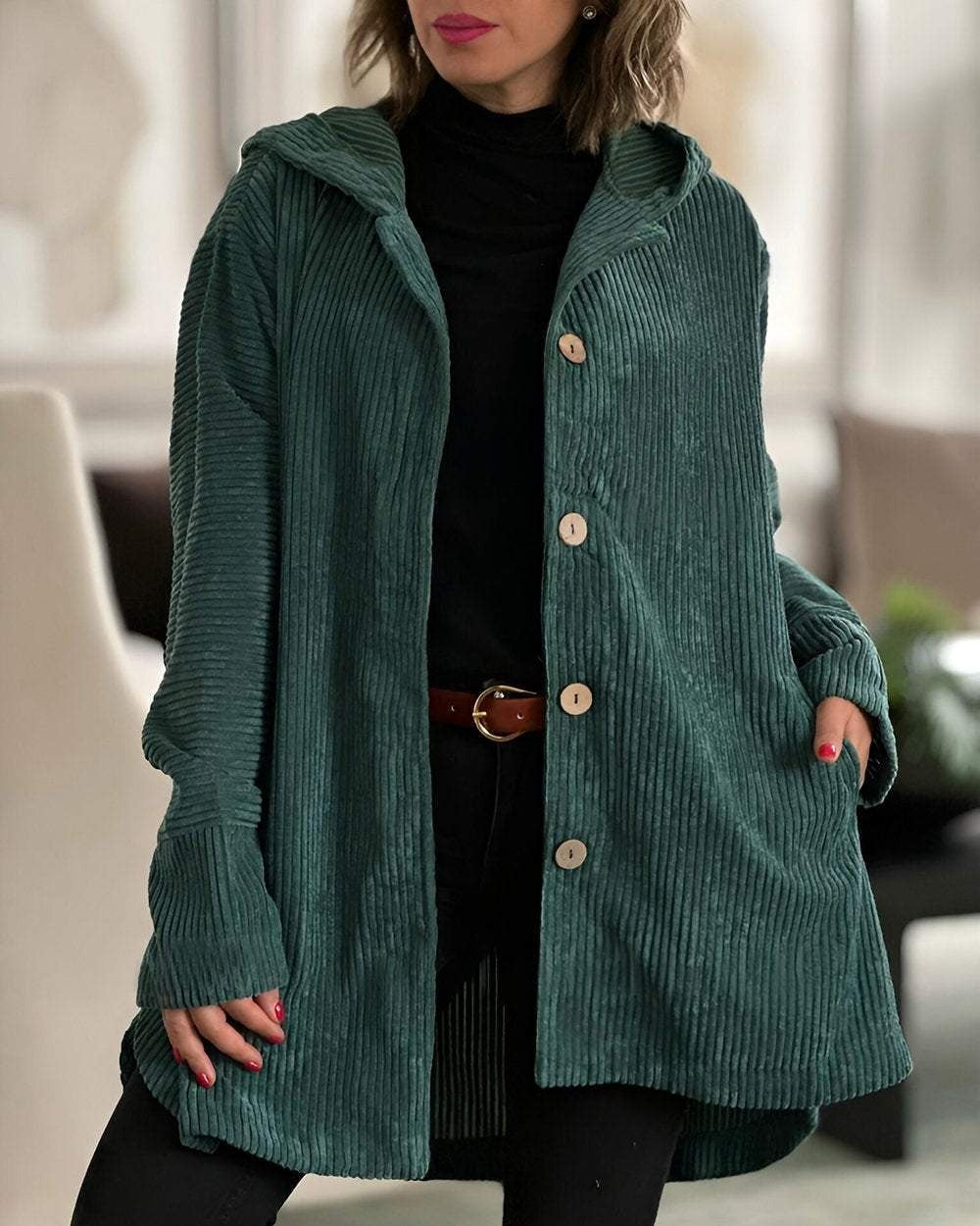 Cordia - Veste élégante en velours côtelé