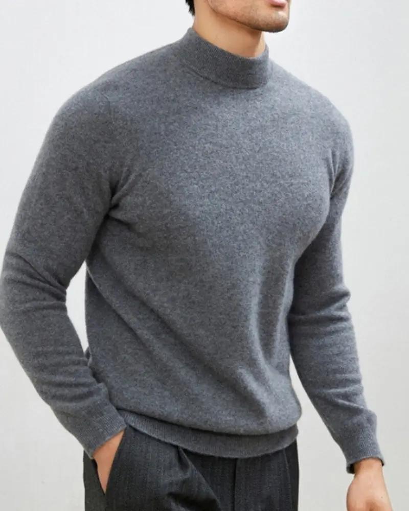 Cashmere Wool Turtleneck Old Money