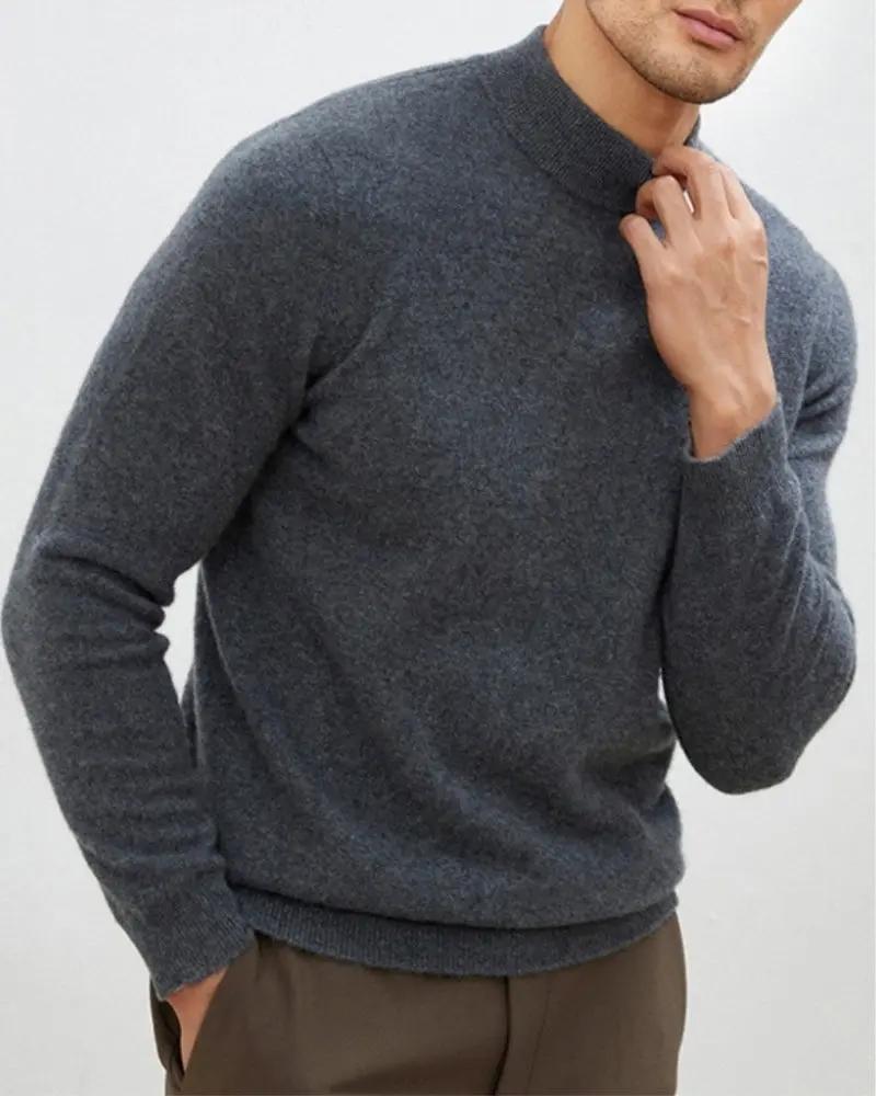 Cashmere Wool Turtleneck Old Money