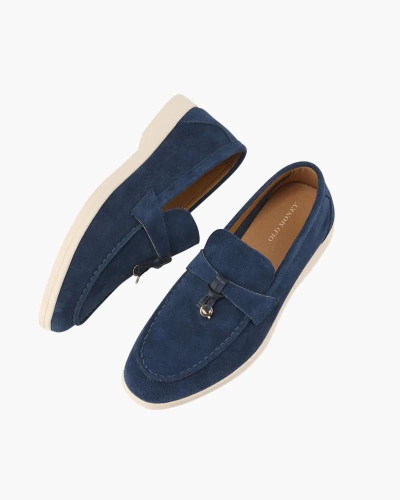 Old Money Suede Lady Loafers Old Money Women