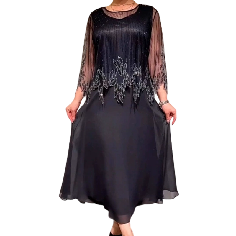 Robe midi décontractée élégante