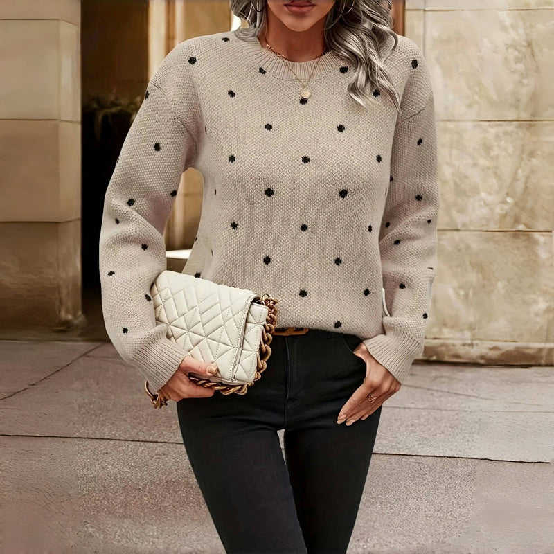 Maria - Pull à Pois Amusant