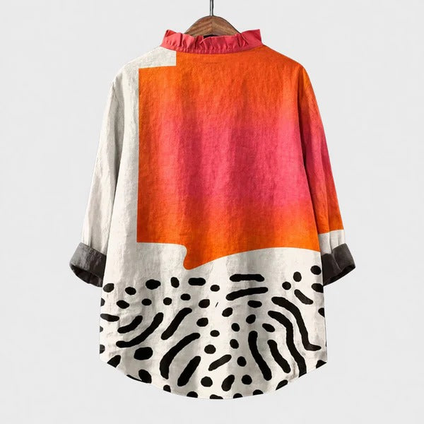 Melinda | Blouse d'été élégante en lin