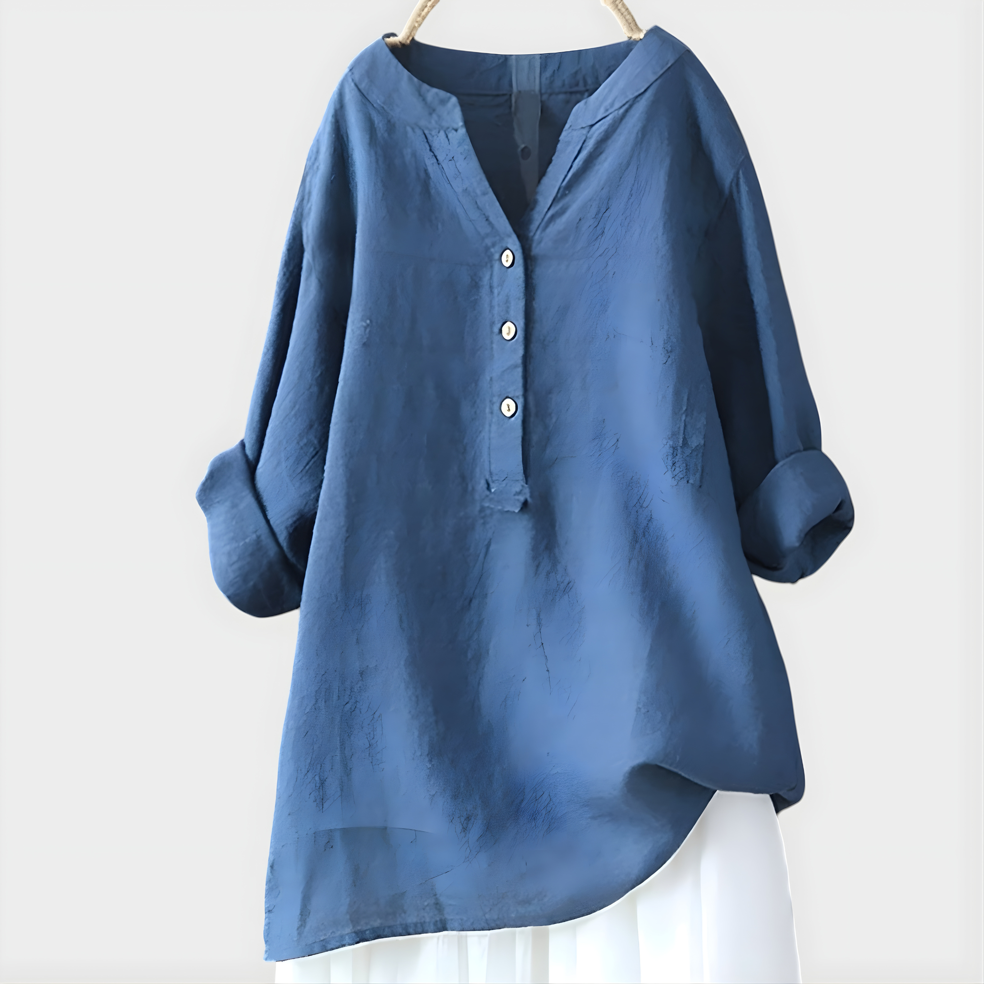 Diane | Blouse élégante à col en V