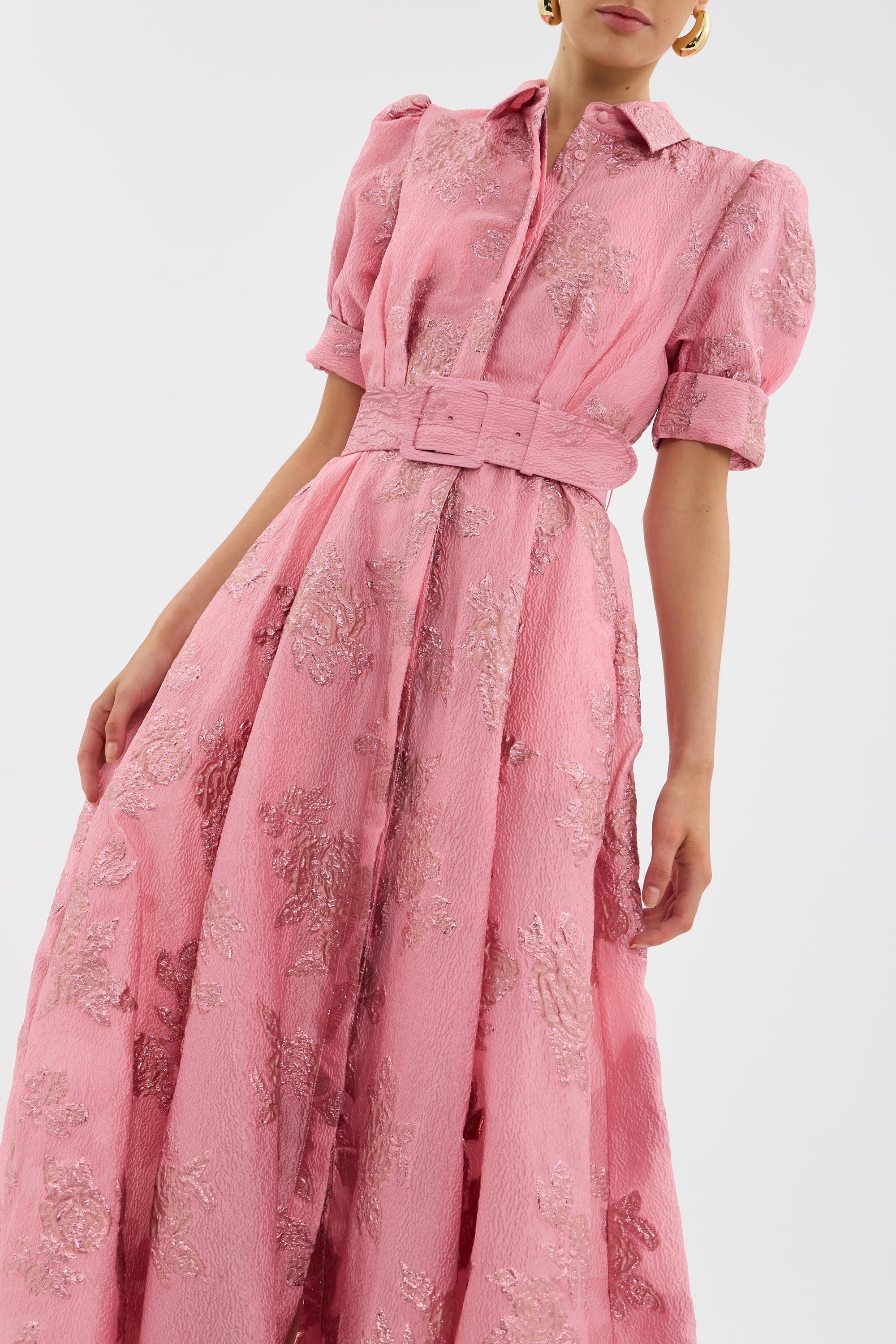 Madison™ | Robe à manches courtes bouffantes