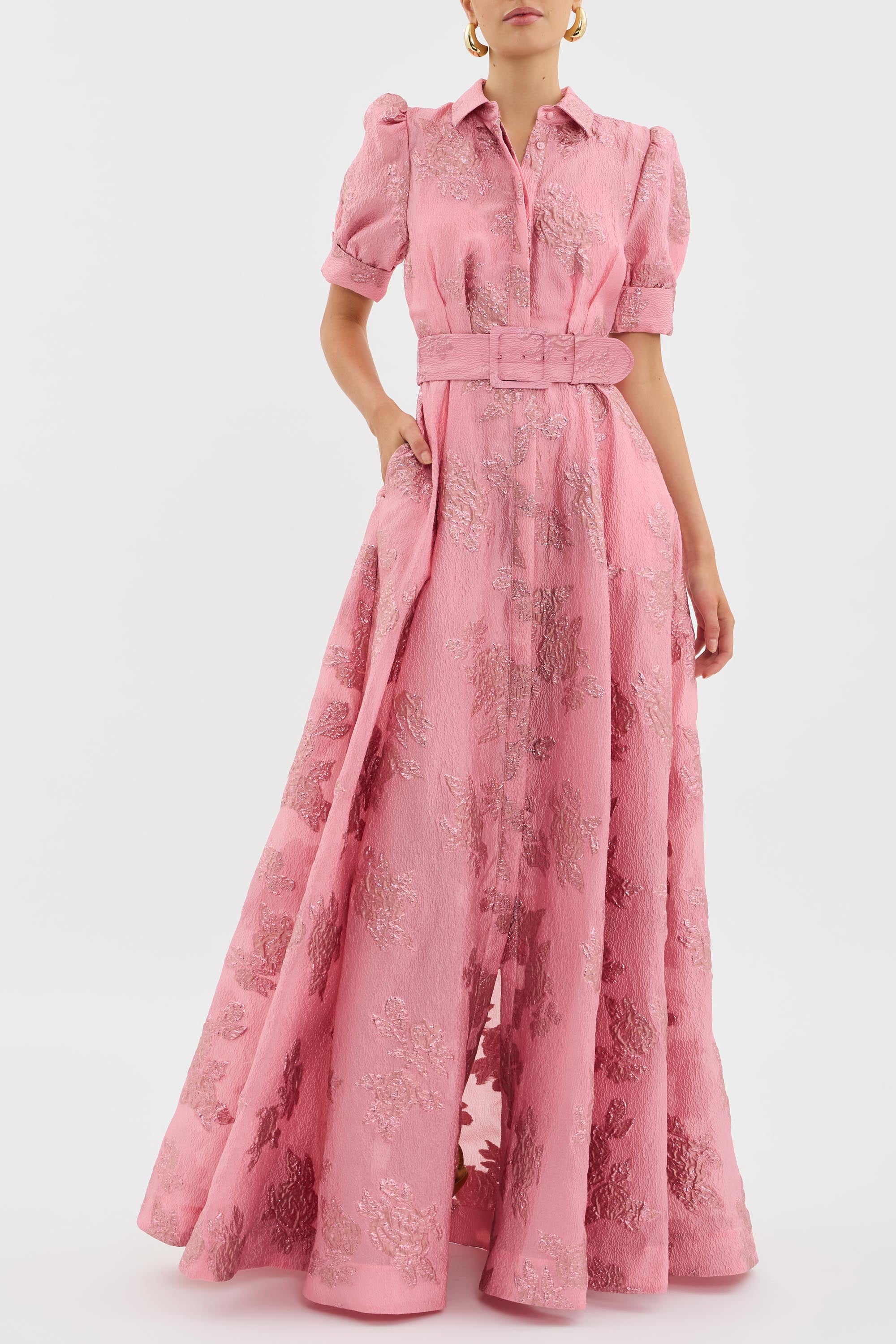 Madison™ | Robe à manches courtes bouffantes