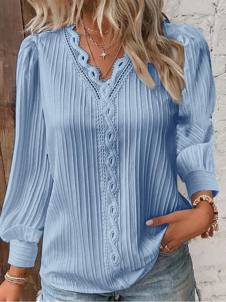 Lilly - Élégante Blouse Plissée