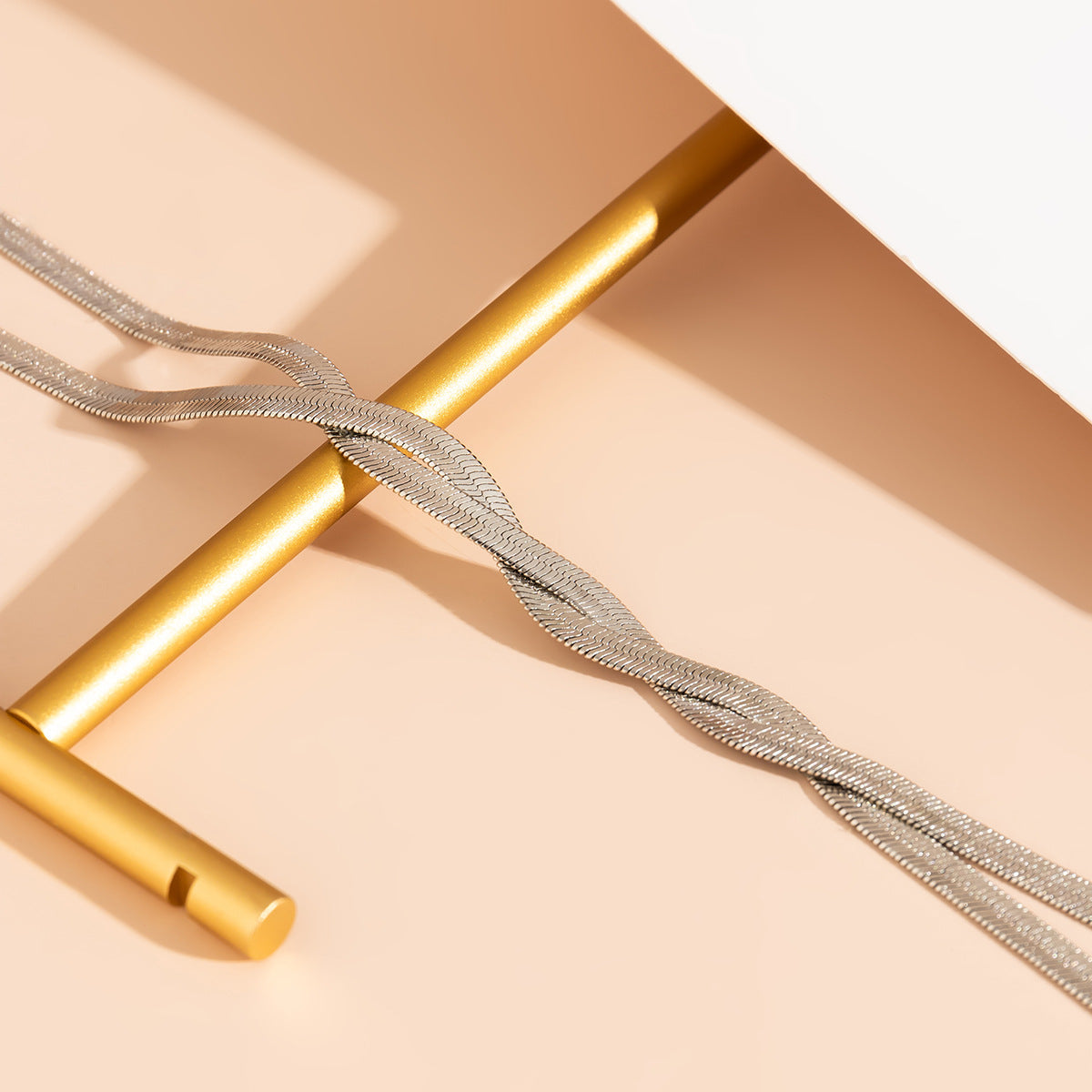 Liliane | Collier chaîne torsadée