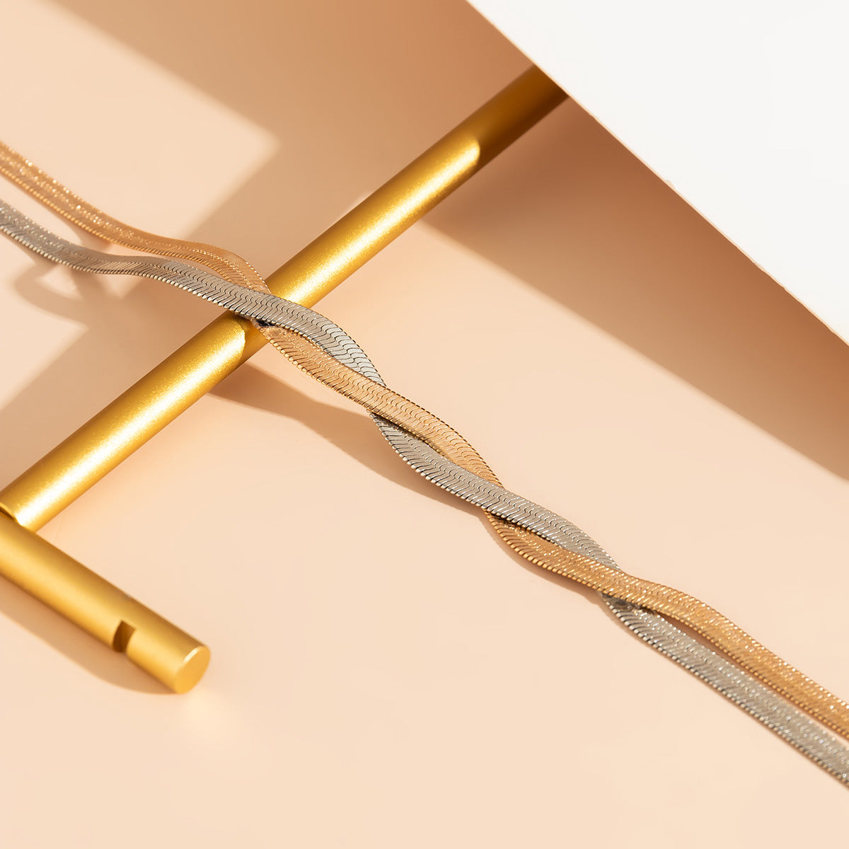 Liliane | Collier chaîne torsadée