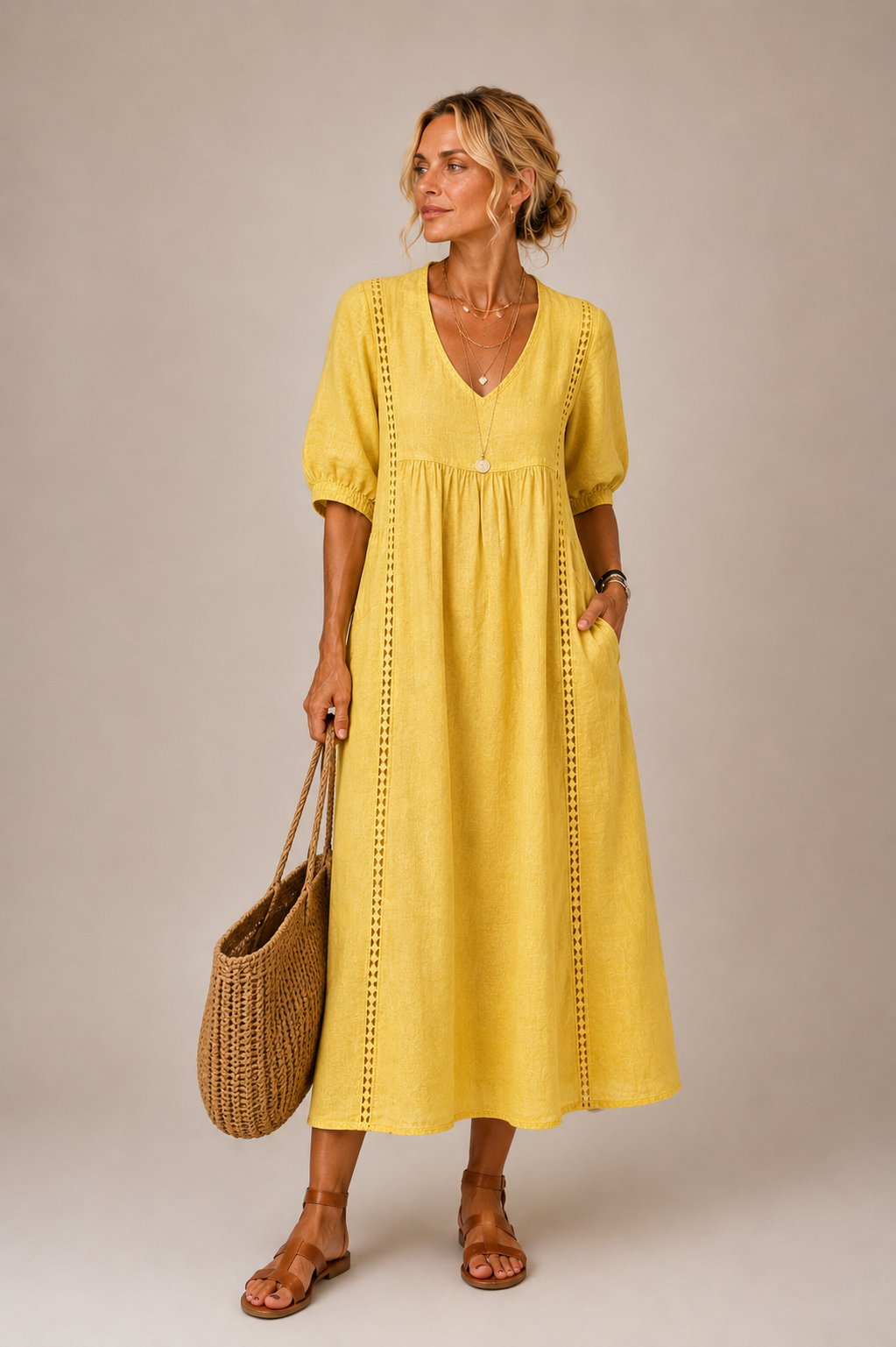 Gillian | Robe midi d'été