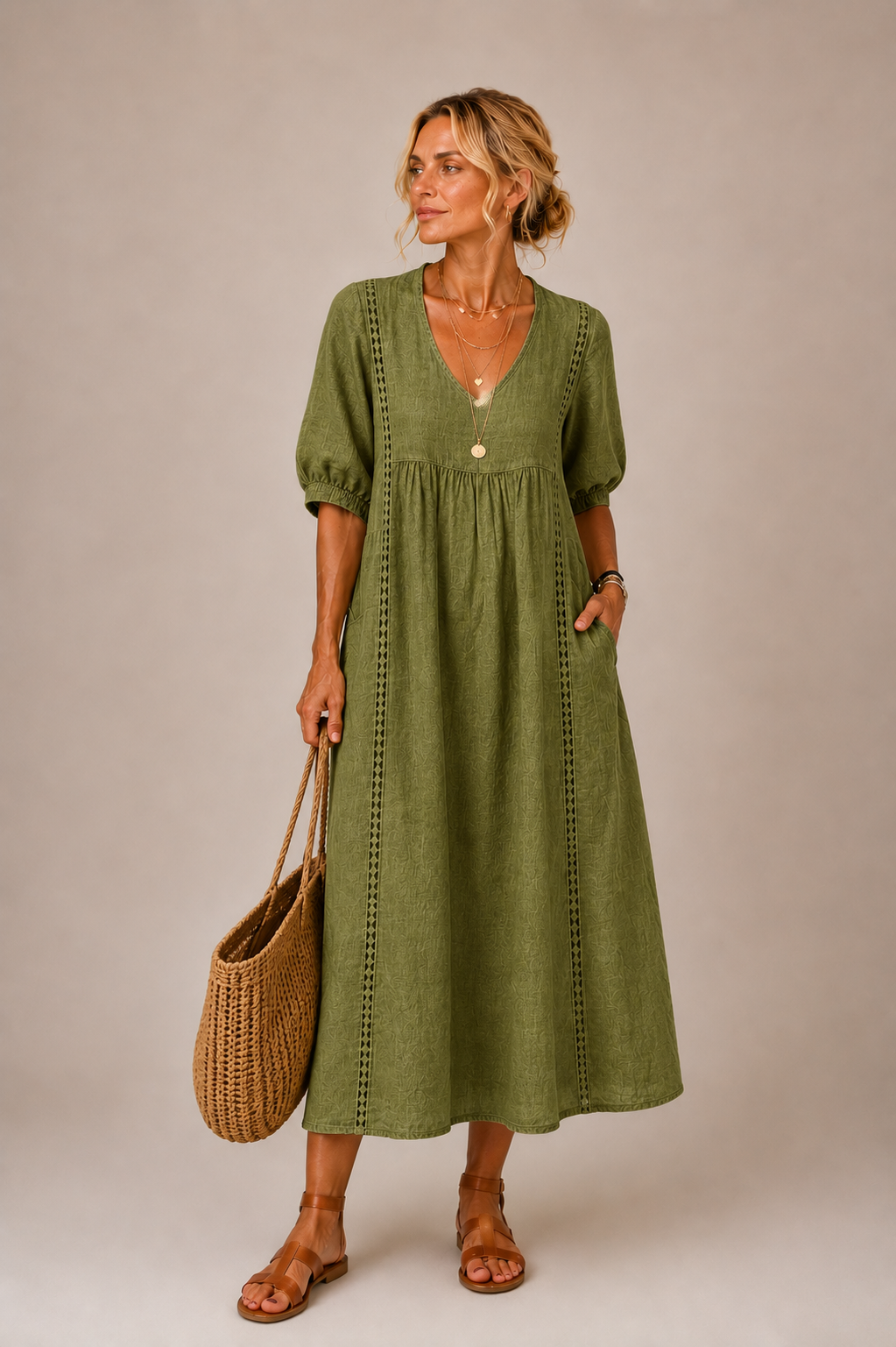 Gillian | Robe midi d'été