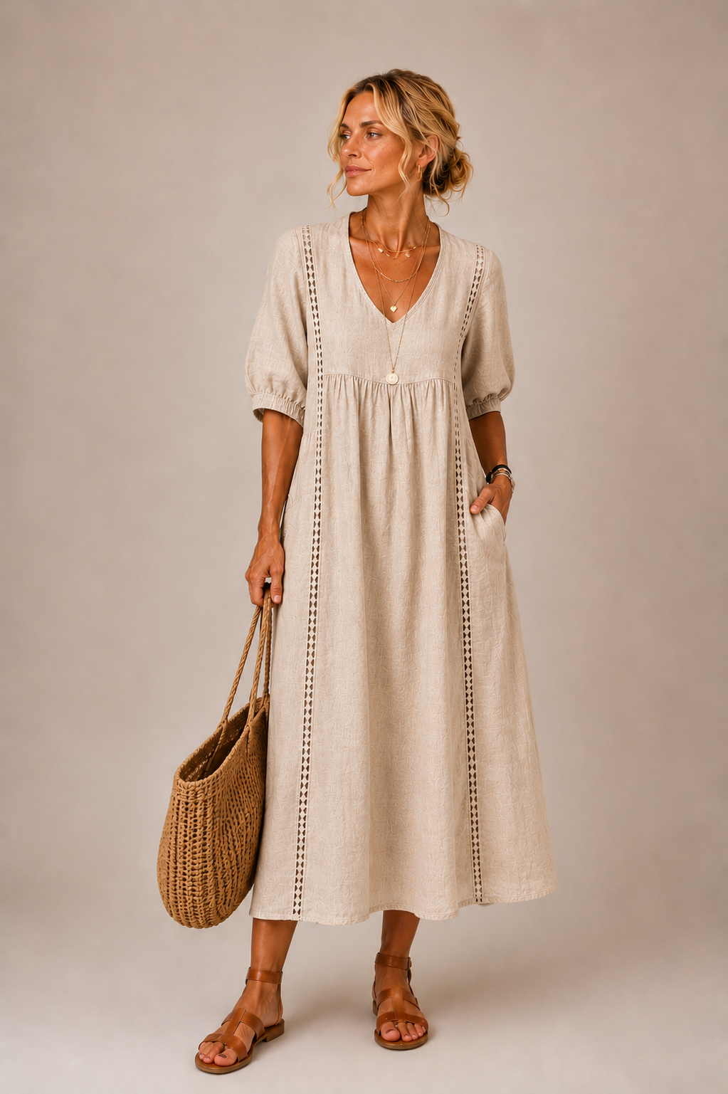Gillian | Robe midi d'été
