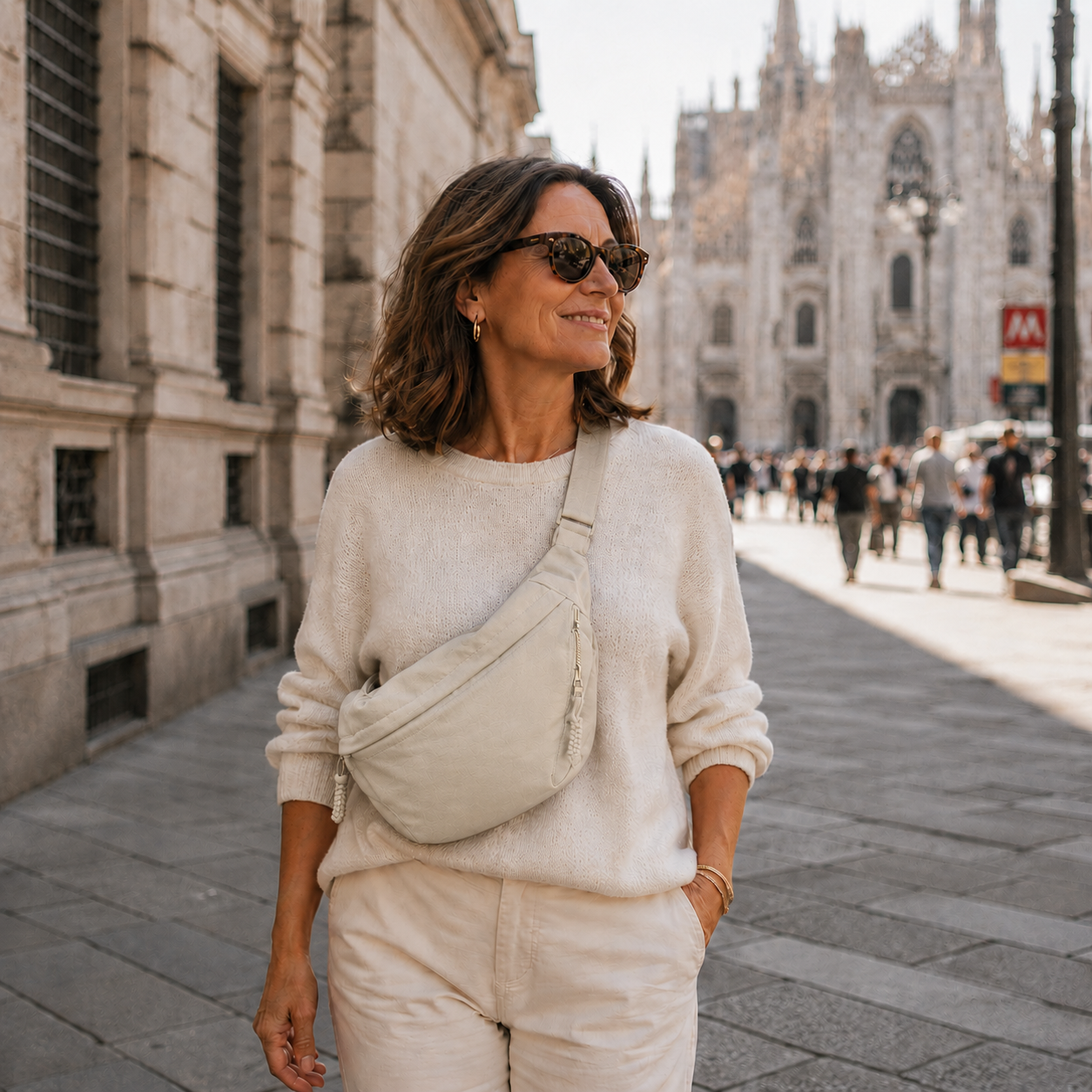 Elena | Sac à bandoulière beige