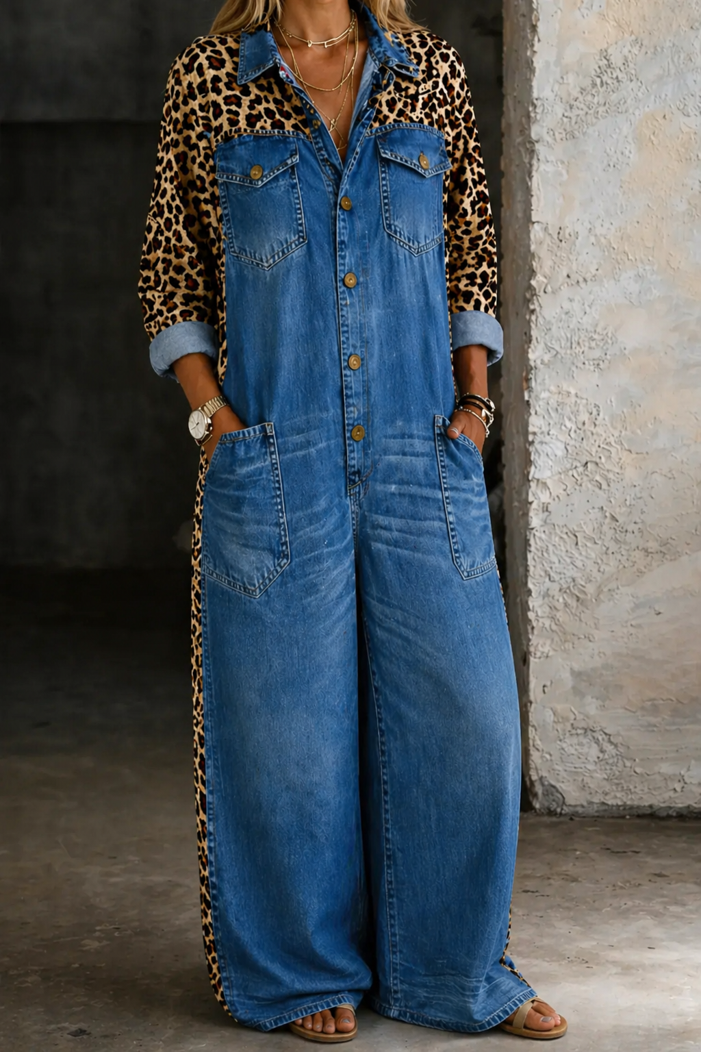 Amanda | Combinaison-short en jean One Piece