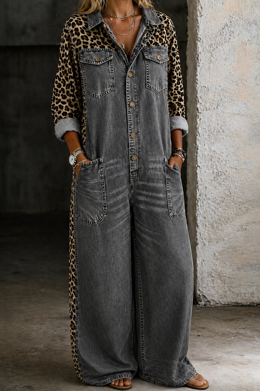 Amanda | Combinaison-short en jean One Piece