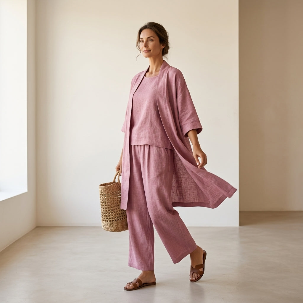 Isabela™ | Ensemble de lin élégant et sophistiqué