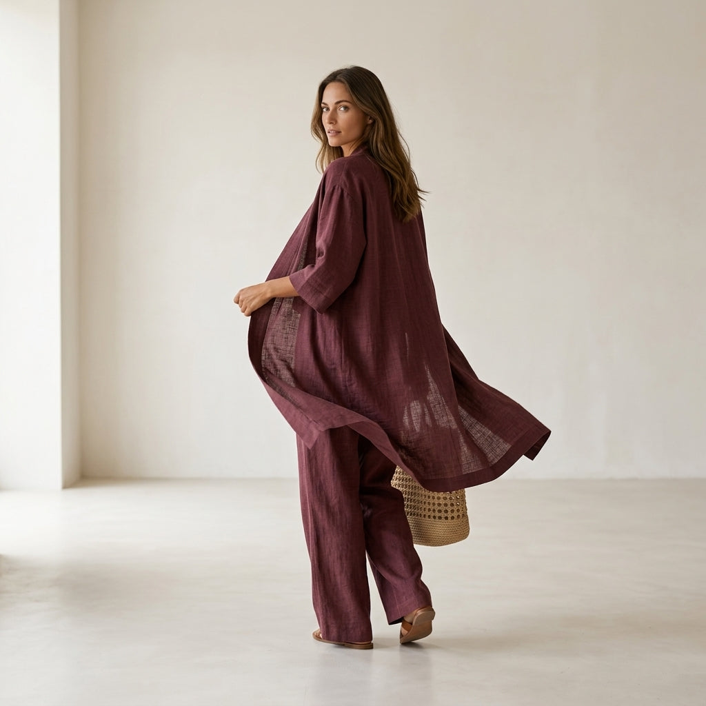 Isabela™ | Ensemble de lin élégant et sophistiqué